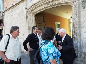 Mgr Pansard et Alfons Leufgens